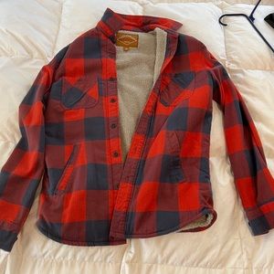Red Camel Flannel Shirt/Jacket. Medium.